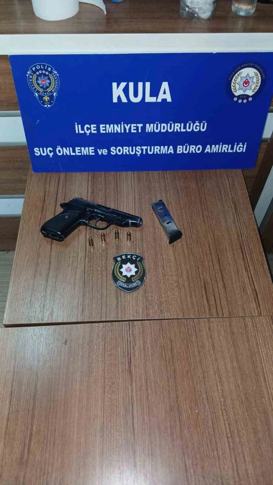 Ruhsatsız ses tabancası taşıyan kişiye para cezası uygulandı