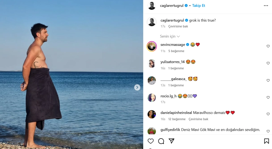 Çağlar Ertuğrul, Hollywood yıldızını ti'ye aldı: 'Bu doğru mu?'