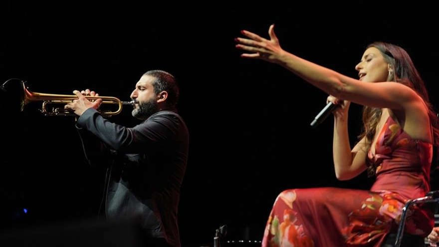 İbrahim Maalouf ve Hiba Tawaji İstanbul'da Konser Verdi