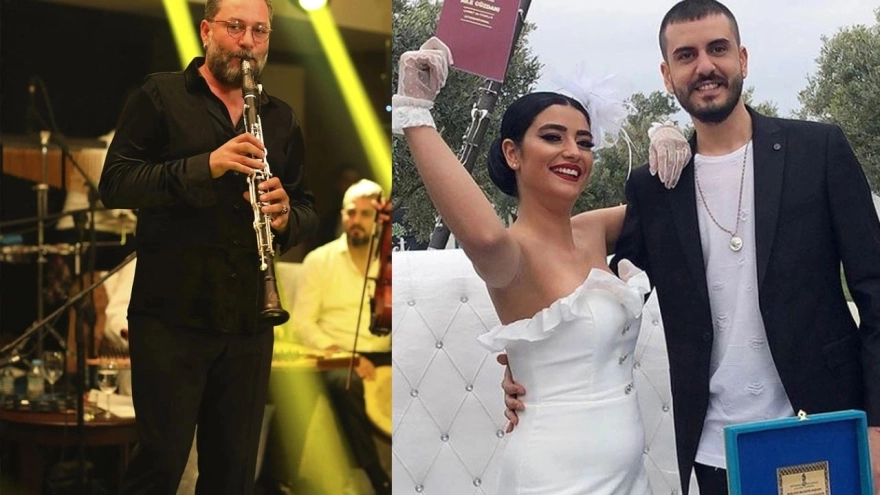 Klarnetçi Hüsnü Şenlendirici, ikinci kez torun sevinci yaşadı ve bu olayı davul zurna eşliğinde kutladı.