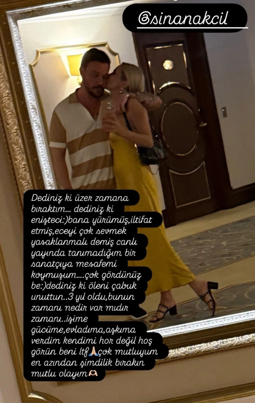 Ece Erken, Sinan Akçıl ile olan aşkını duyurdu: 'Dediniz ki enişteci...'