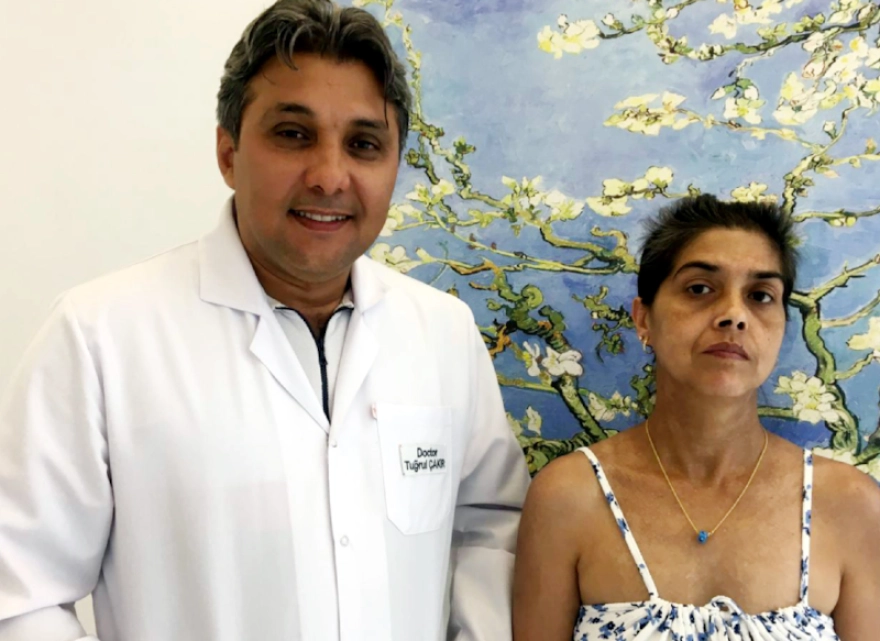 41 kiloya düşen Sabiha Demirden, bağırsak ameliyatıyla sağlığına kavuştu