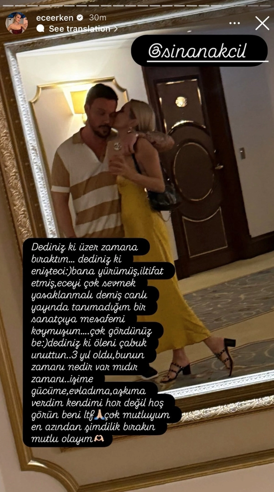 Aşk kısa sürdü: Ece Erken ve Sinan Akçıl ayrıldı