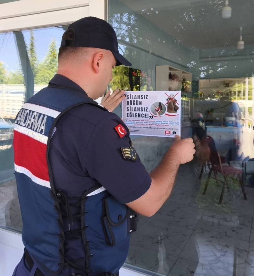 Uşak Jandarması 'Silahsız Düğün, Silahsız Eğlence' Uyarısı Yaptı