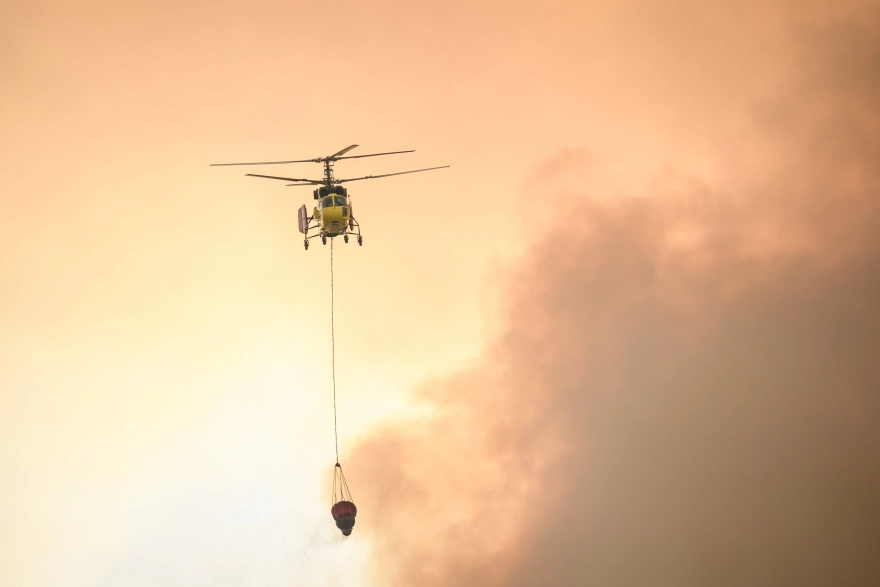 Sakarya'daki yangın Bilecik'e sıçradı, dumanlar Eskişehir'e ulaştı