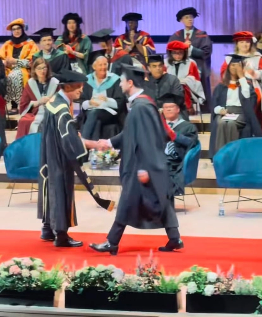 Sibel Can'ın küçük oğlu üniversite eğitimini tamamladı