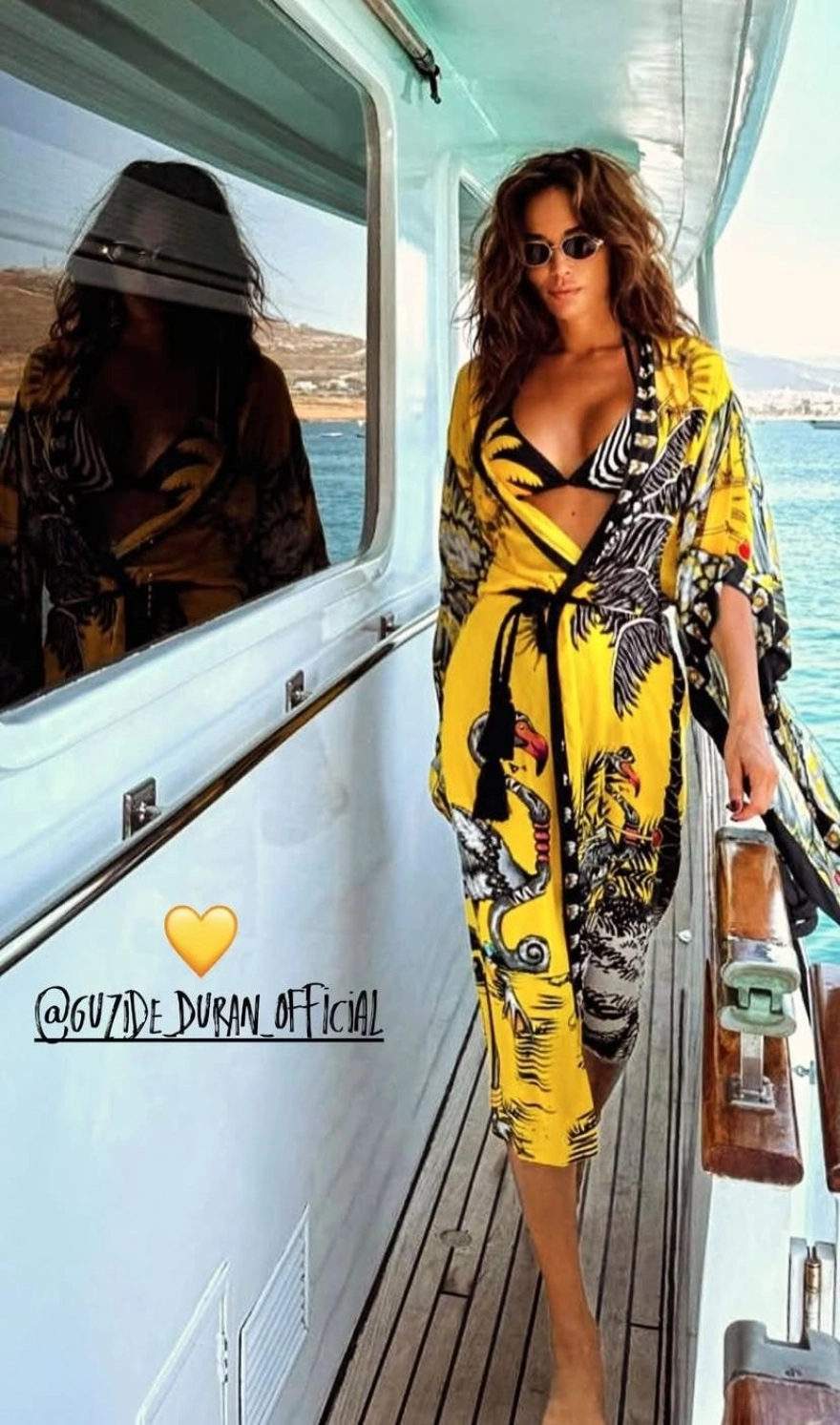 Zina davasını önemsemeyen Güzi Duran, sevgilisiyle Yunan Adası'na gitti