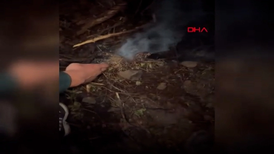 Bursa'da Ormanı Yakmaya Çalışan Şüpheli Kaçtı!