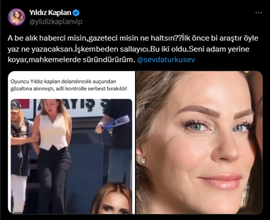 Sevda Türküsev'in Ünlü Oyuncuyu Hedef Alması Tartışma Yarattı: 'Aptal, Saçmalayan!'