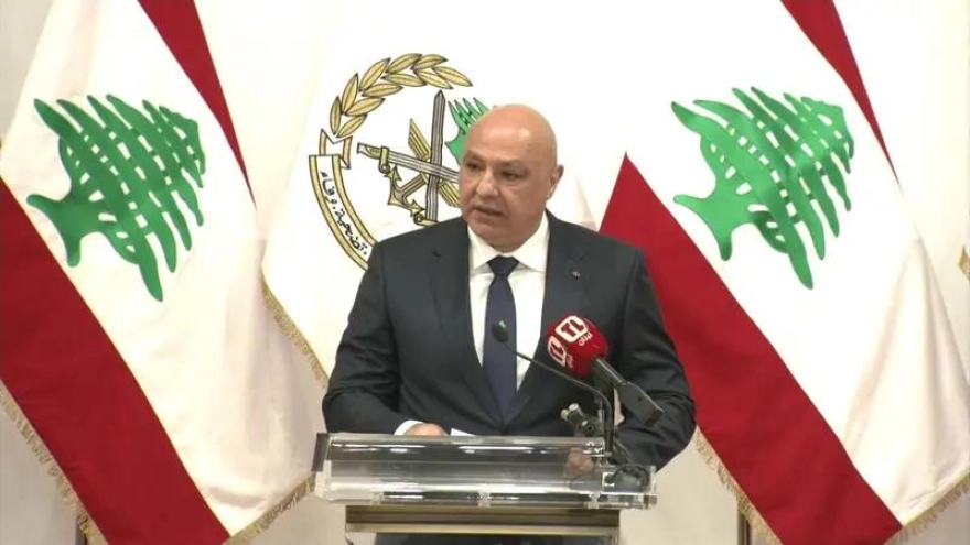 Lübnan Cumhurbaşkanı Avn, Hizbullah'a Silah Bırakma Çağrısında Bulundu