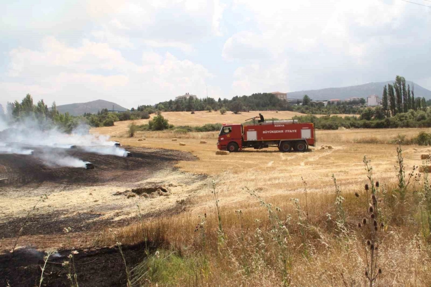 Beyşehir'de kampüs yakınlarındaki yangın paniğe yol açtı
