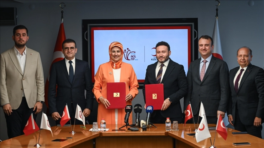 Türk Kızılay ve Türkiye Acil Tıp Vakfı İş Birliği Anlaşması İmzaladı