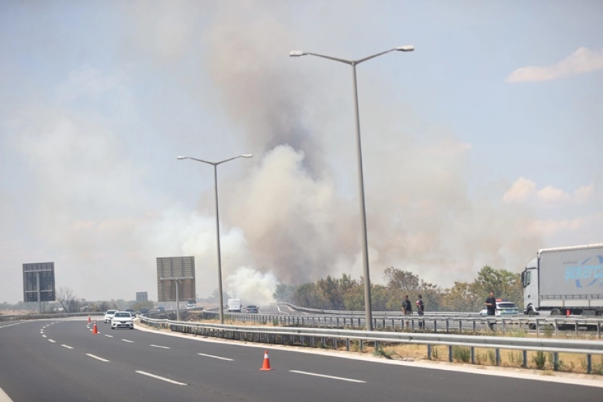 Ağaçlık alanda çıkan yangın kontrol altına alındı