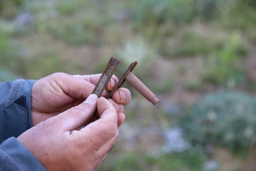 Bingöl'ün Şerafettin Dağları'nda Osmanlı-Rus Savaşı'nın izleri ortaya çıkarıldı.