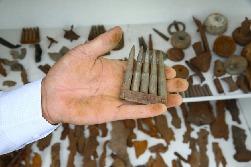 Bingöl'ün Şerafettin Dağları'nda Osmanlı-Rus Savaşı'nın izleri ortaya çıkarıldı.