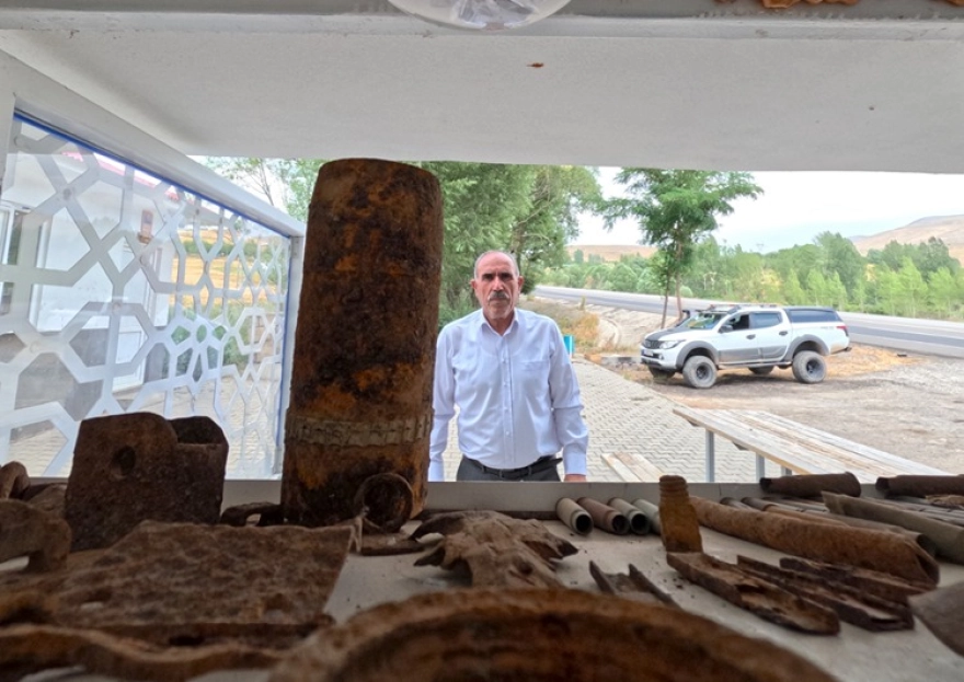 Bingöl'ün Şerafettin Dağları'nda Osmanlı-Rus Savaşı'nın izleri ortaya çıkarıldı.