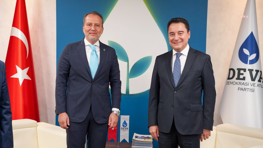 Fatih Erbakan, DEVA Partisi Genel Başkanı Ali Babacan'ı Ziyaret Etti