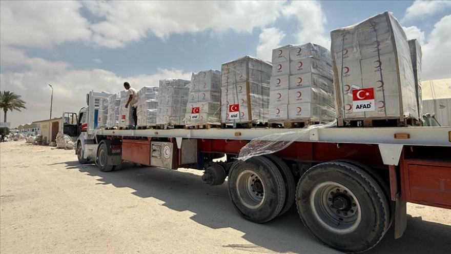 Türkiye, Ekim 2023'ten Bu Yana Gazze'ye 101 Binden Fazla Ton Yardım Ulaştırdı