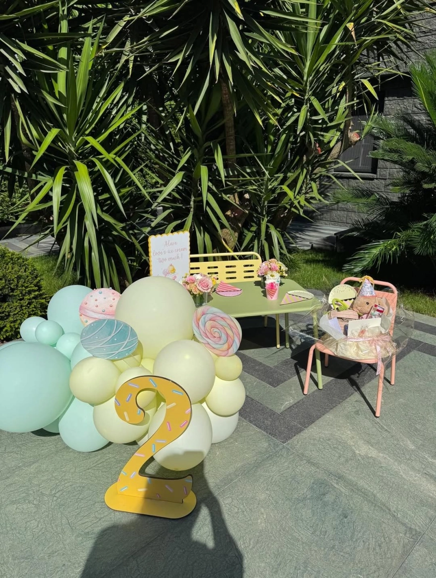 Arzu Alara Sabancı'nın 2. yaş günü kutlandı