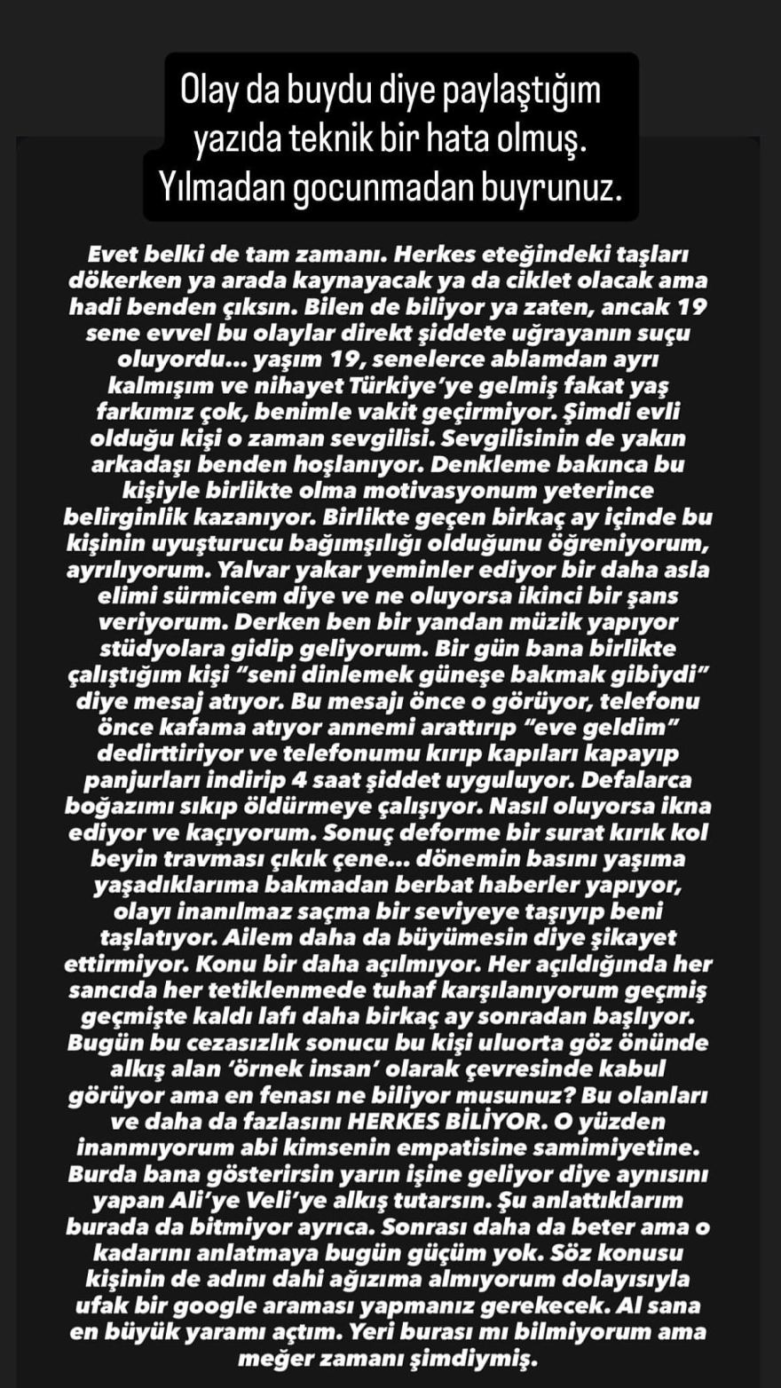 Lara Kamhi, 'Evet, tam zamanı' diyerek maruz kaldığı şiddeti ifşa etti