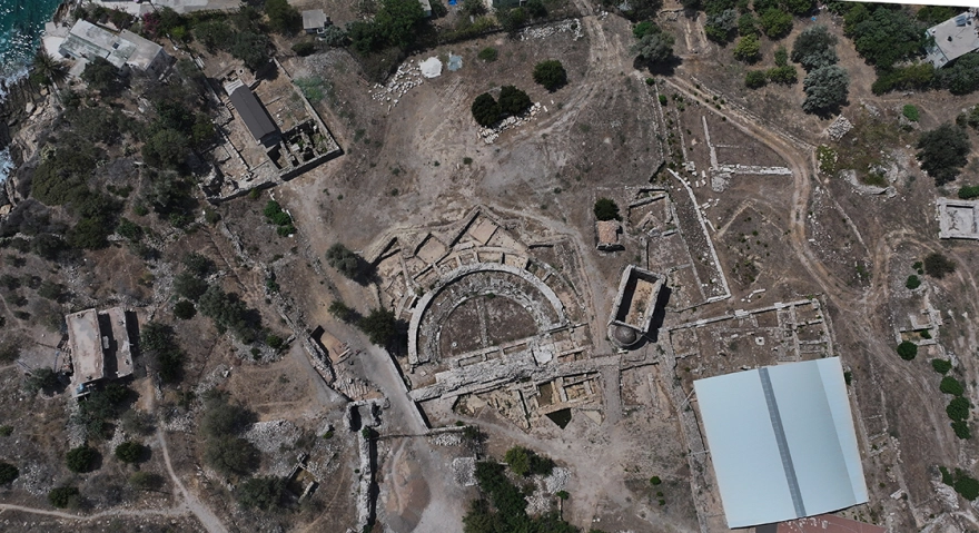 Mersin'deki Kelenderis Antik Kenti Kalesi'nde Giriş Kapısı ve Merdiven Keşfedildi