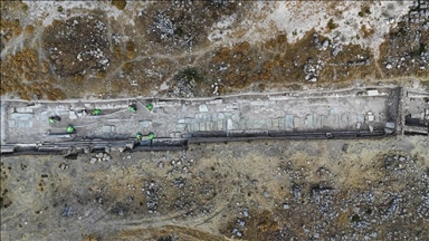 Roma'nın Gelişmiş Kent Altyapısı Blaundos Antik Kenti'nde Gün Yüzüne Çıkarıldı