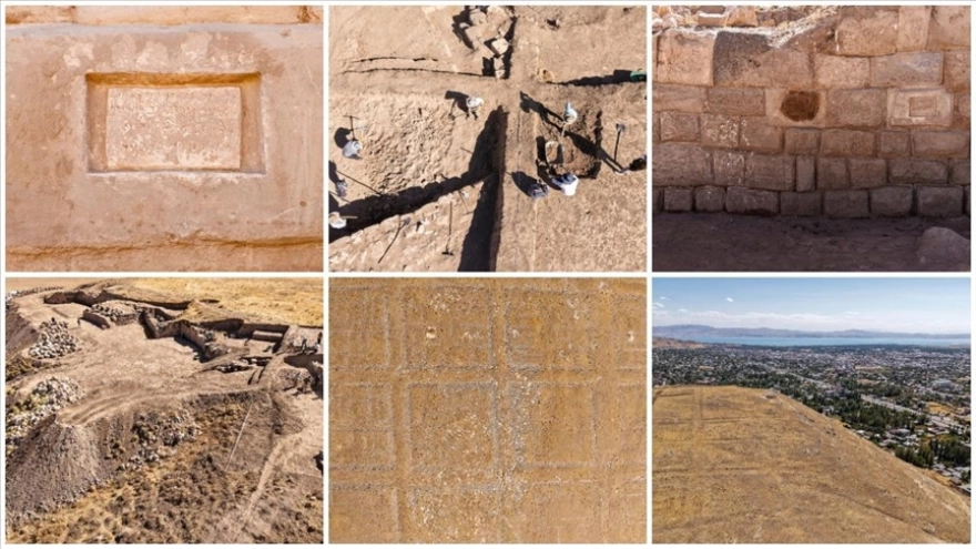 Van'daki antik kent kalıntısında yeni kitabeler bulundu