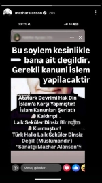 Mazhar Alanson'u Kızdıran Sosyal Medya Paylaşımı