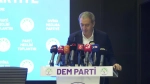 DEM Parti Meclisi toplandı; Eş Genel Başkanı Bakırhan, Kürt meselesinin demokratik çözümü için toplumun Cumhuriyet Halk Partisi'nden büyük beklentisi olduğunu belirtti