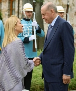 Cumhurbaşkanı Erdoğan, İtalya Başbakanı Meloni'yi uğurladı