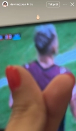 Torreira ile Devrim Özkan maç sırasında 'mesaj'laştı