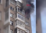 Kadıköy'de 10 katlı binada yangın çıktı