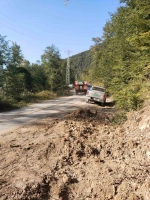 Türkeli'de ormanlık alanda örtü yangını çıktı.