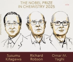 2025 Nobel Kimya Ödülü Sahipleri Açıklandı